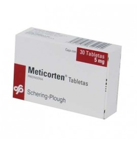Meticorten 30 Tabletas 5mg