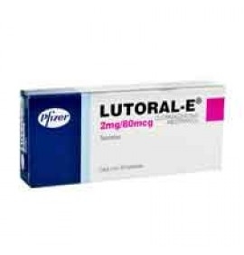 Lutoral E 20 Tabletas 2mg