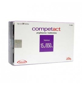 Competact 14 Tabletas 15mg (850mg)