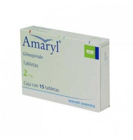 Amaryl 15 Tabletas 2mg