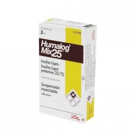 HumalogMix 25 2 Suspensión Inyectable 3ml (100ui Cartucho)