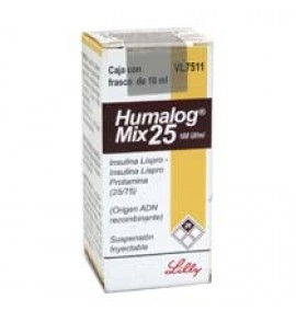 HumalogMix 25 Suspensión Inyectable 10ml (100ui/ml)