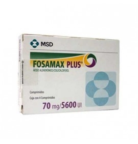 Fosamax Plus 4 Comprimidos 70mg (5600ui)