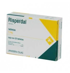 Risperdal Quicklet 20 Tabletas 1mg