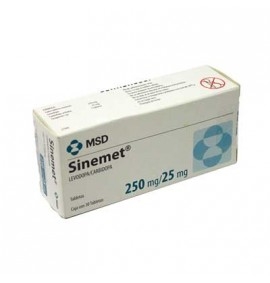 Sinemet 30 Tabletas 250mg (25mg)