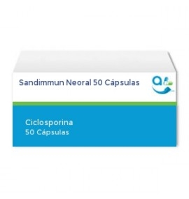 Sandimmun Neoral 50 Cápsulas 100mg