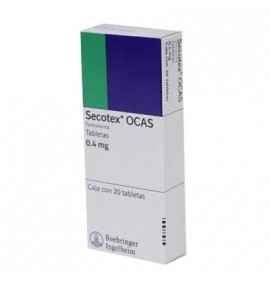 Secotex Ocas 20 Tabletas 0.4mg