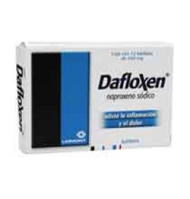 Dafloxen 12 Tabletas 550mg