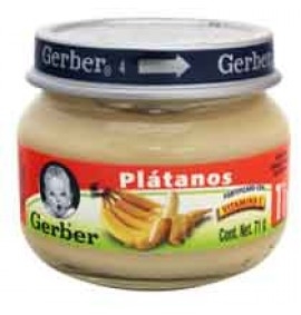 GERBER FRUT PLATANO 1A 71G
